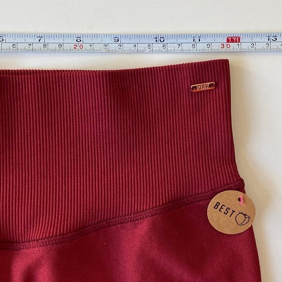 NWT Victoria's Secret PINK SPORT Seamless Bike Shorts Size S Perforated Ombre - Picture 10 of 11